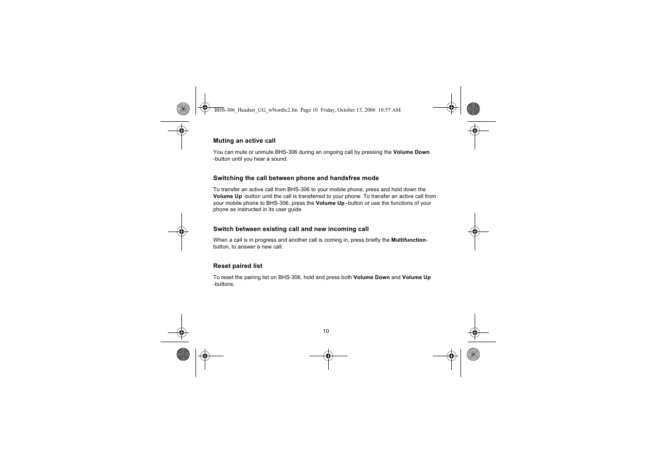 Iqua BHS-306 User Manual | Page 10 / 148