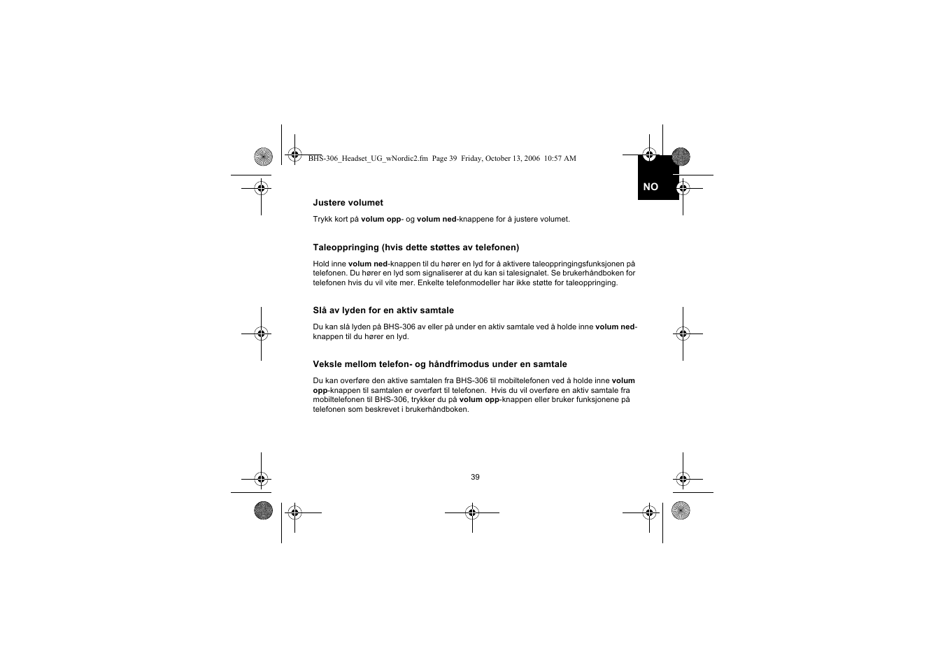 Iqua BHS-306 User Manual | Page 39 / 148