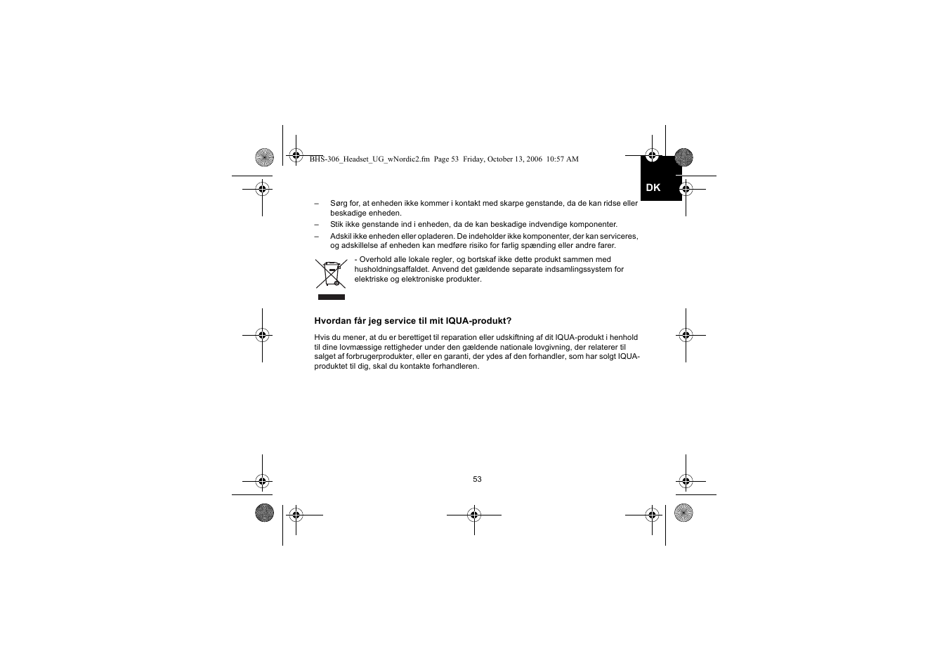 Iqua BHS-306 User Manual | Page 53 / 148