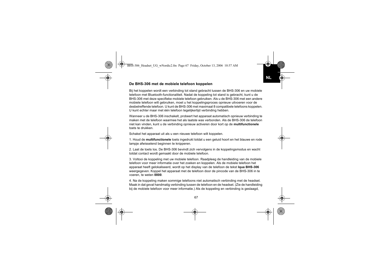 Iqua BHS-306 User Manual | Page 67 / 148
