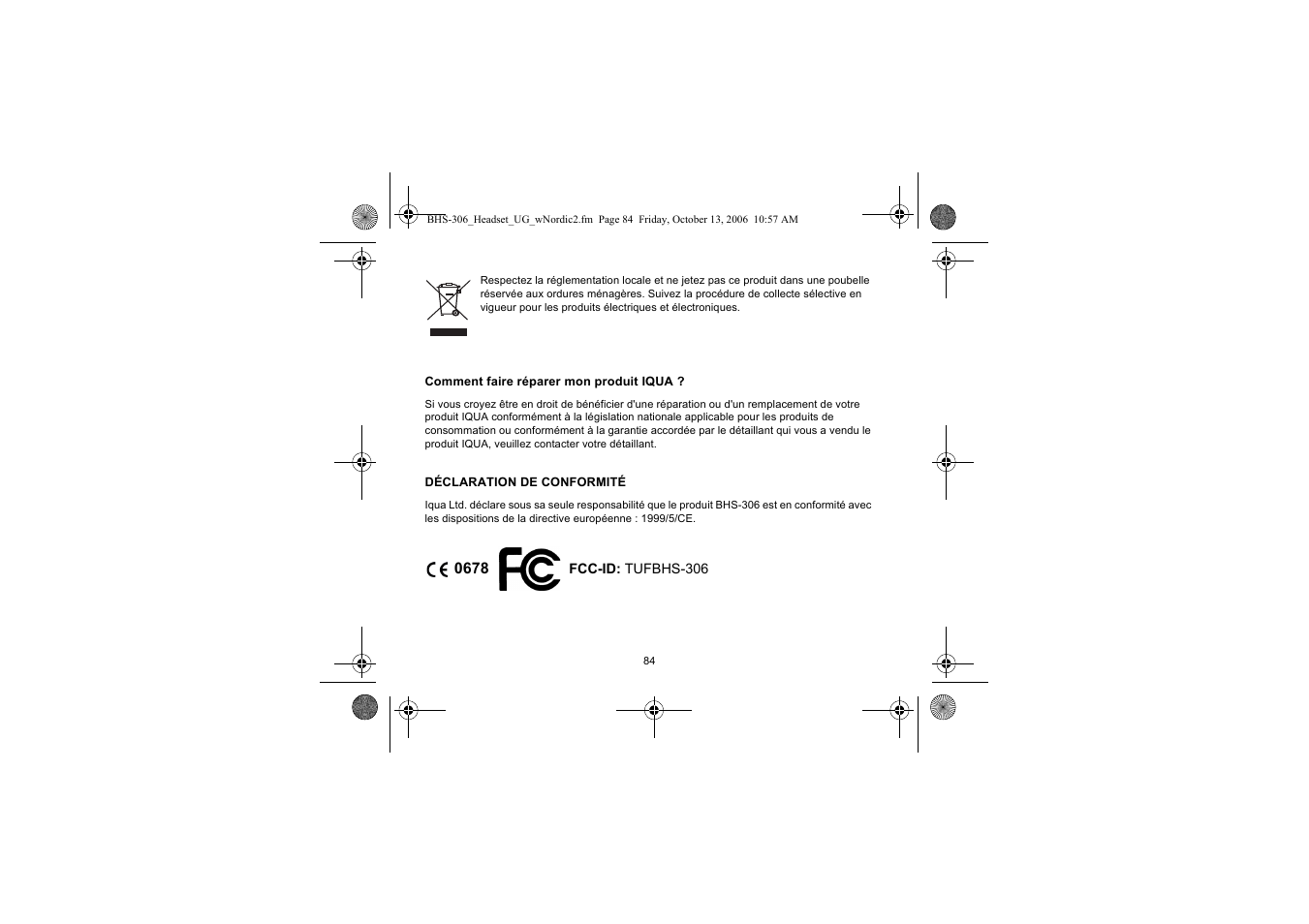 Iqua BHS-306 User Manual | Page 84 / 148