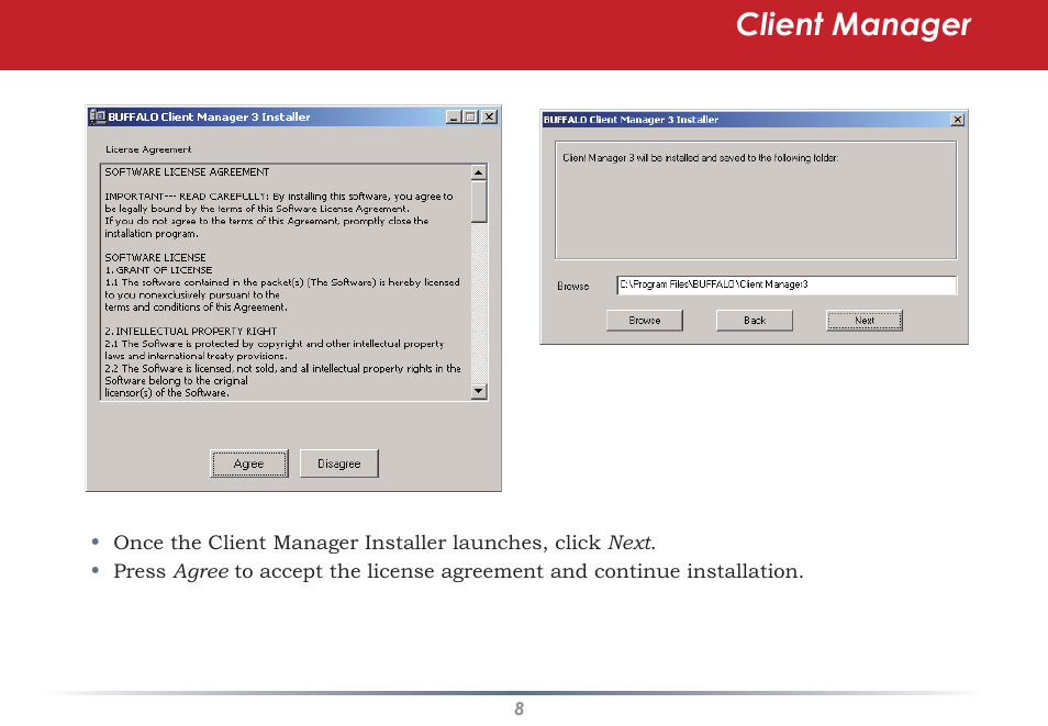 Client manager | Infinity Wireless USB Adapter WLI-U2-G300N User Manual | Page 8 / 43