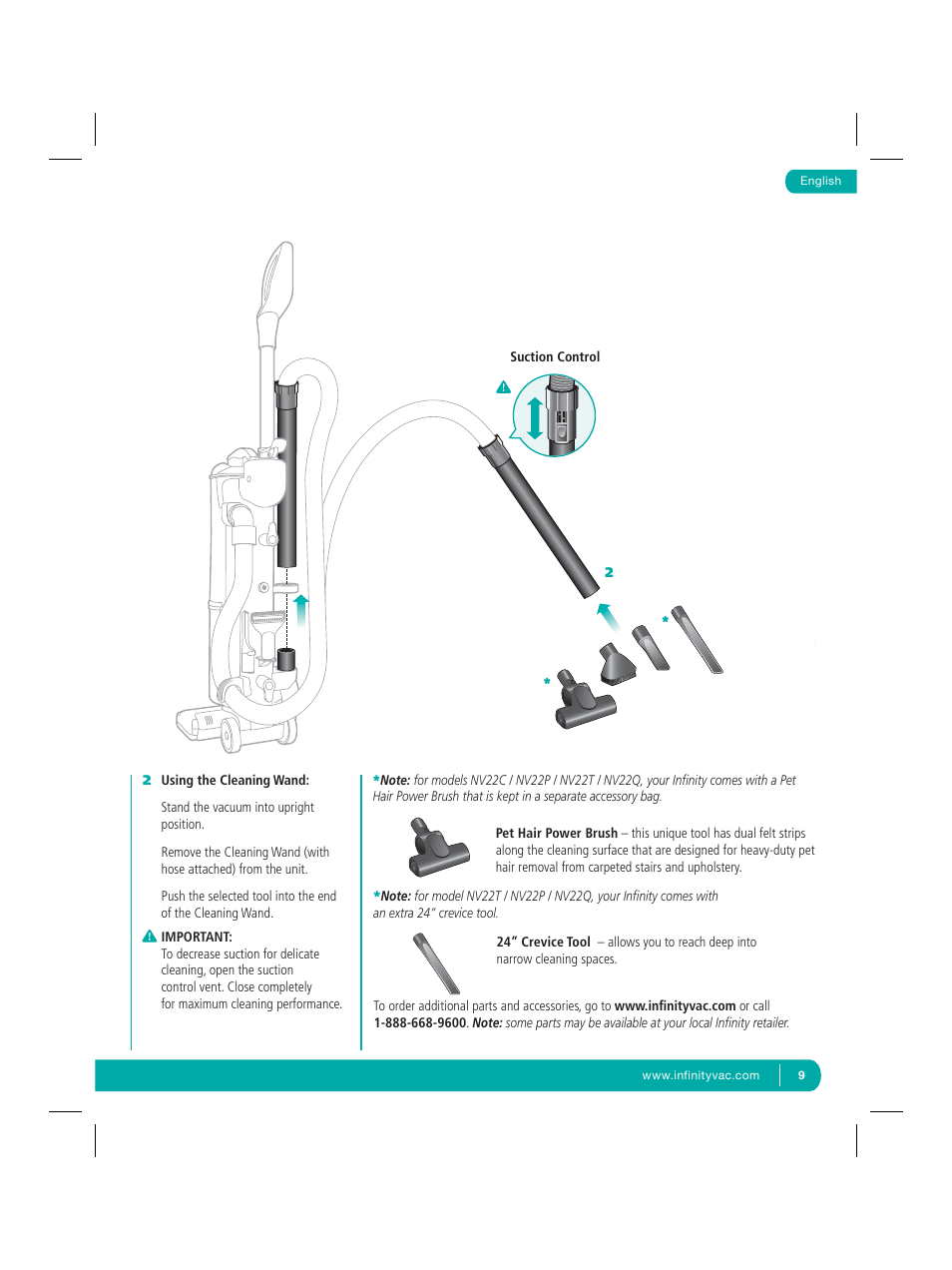 Infinity NV22Q User Manual | Page 11 / 56