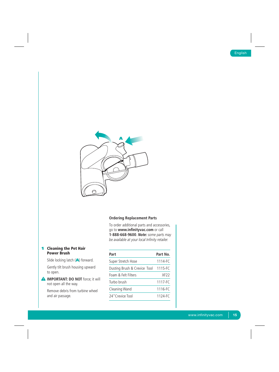 Infinity NV22Q User Manual | Page 17 / 56