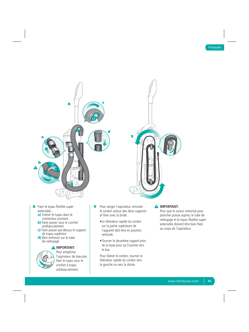 Infinity NV22Q User Manual | Page 43 / 56