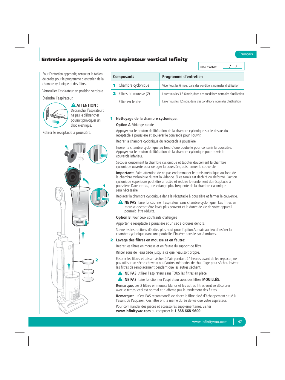 Infinity NV22Q User Manual | Page 49 / 56