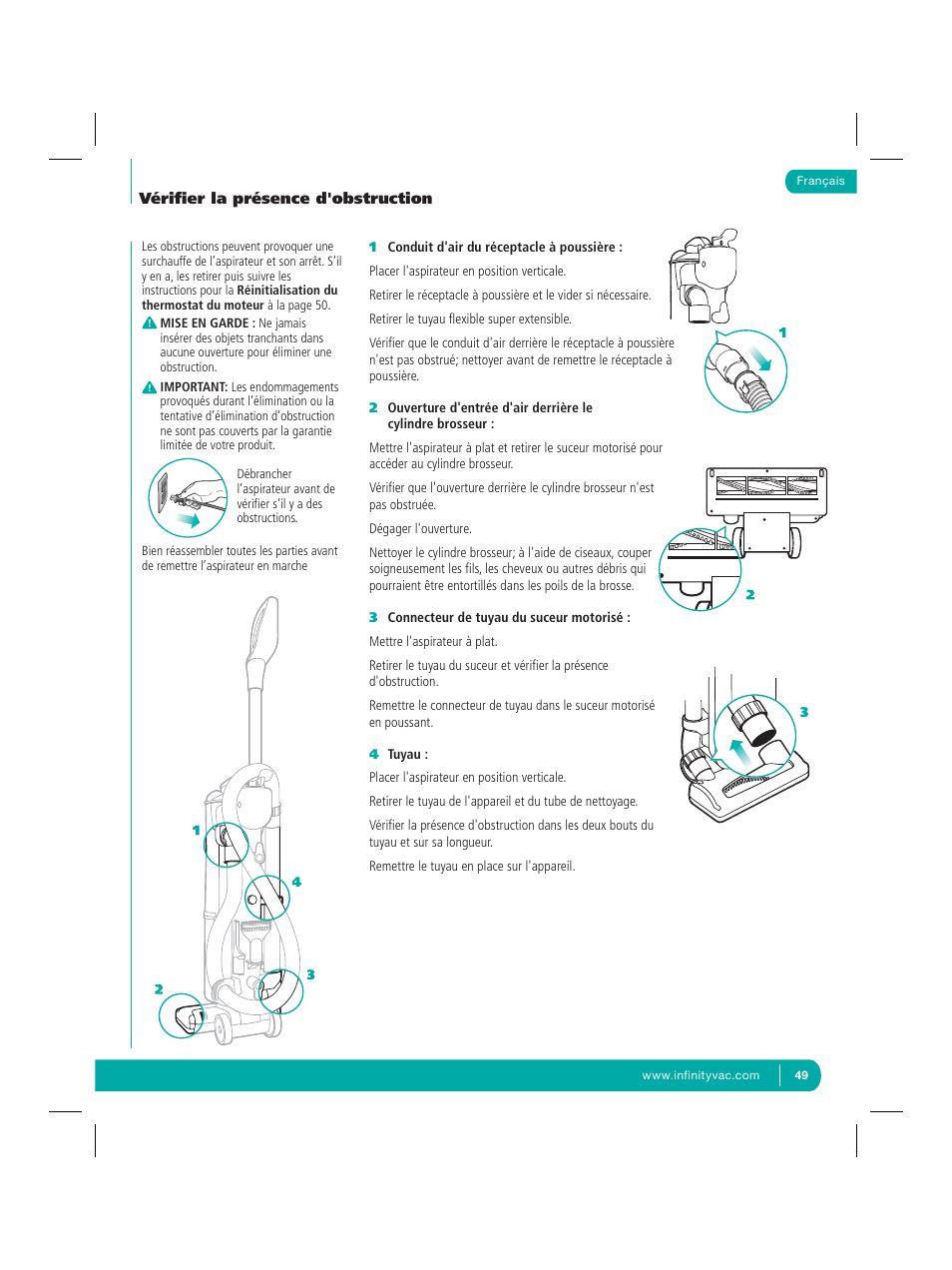 Infinity NV22Q User Manual | Page 51 / 56