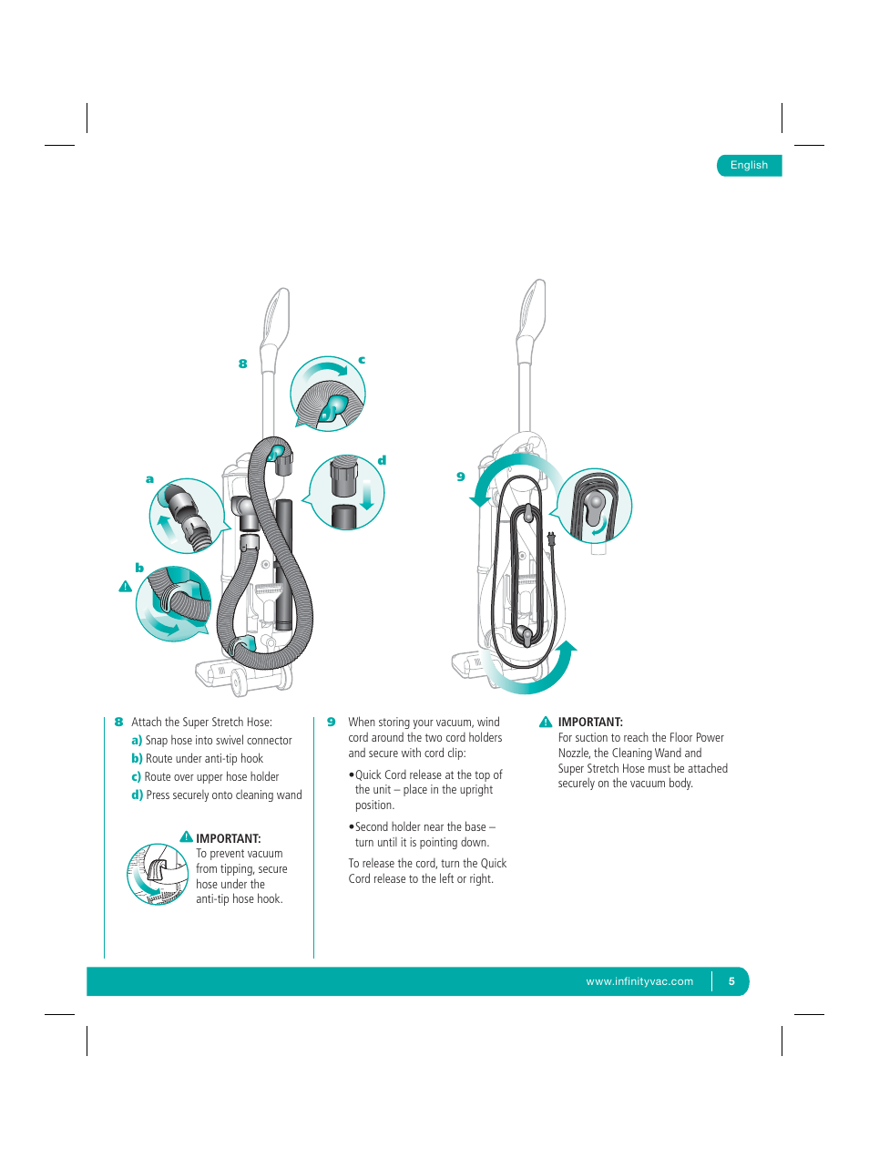 Infinity NV22Q User Manual | Page 7 / 56