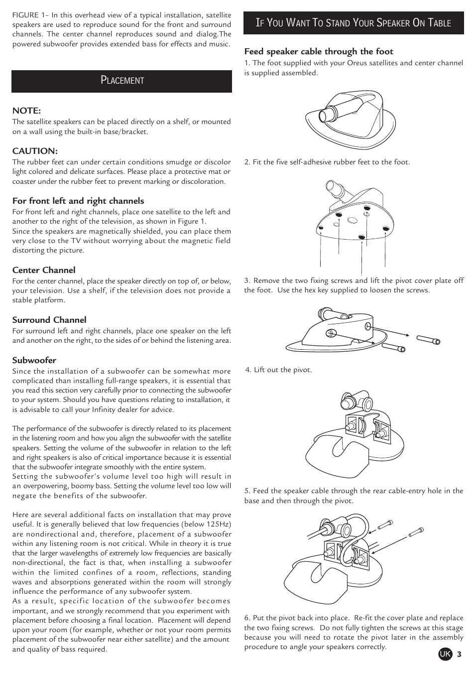 Infinity Oreus HCS User Manual | Page 3 / 10