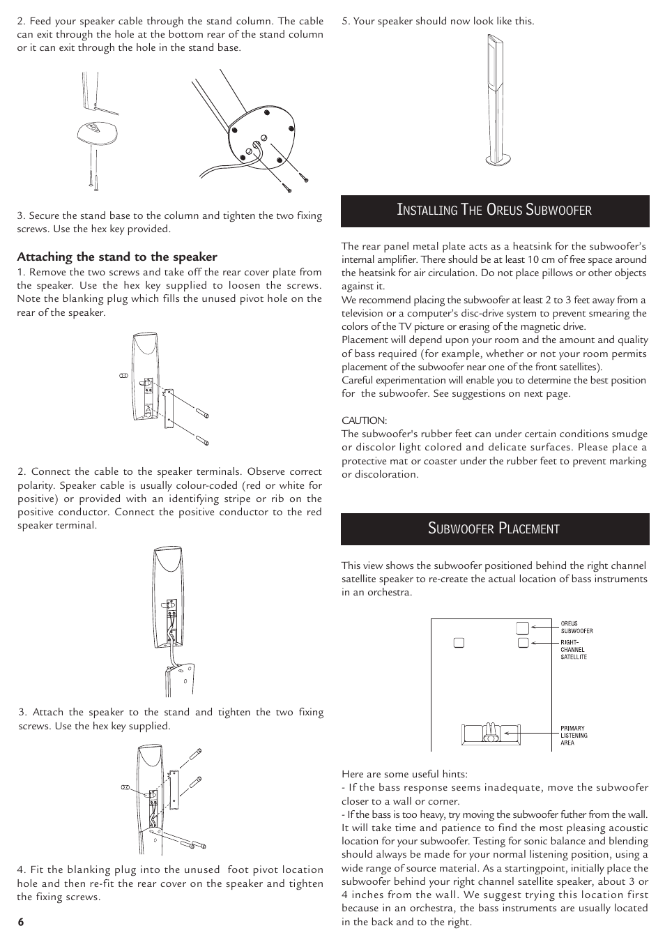 Infinity Oreus HCS User Manual | Page 6 / 10