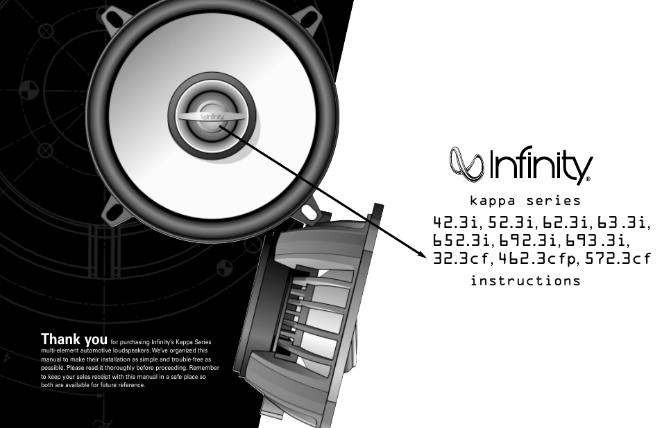 Infinity KAPPA SERIES 42.3I User Manual | 4 pages