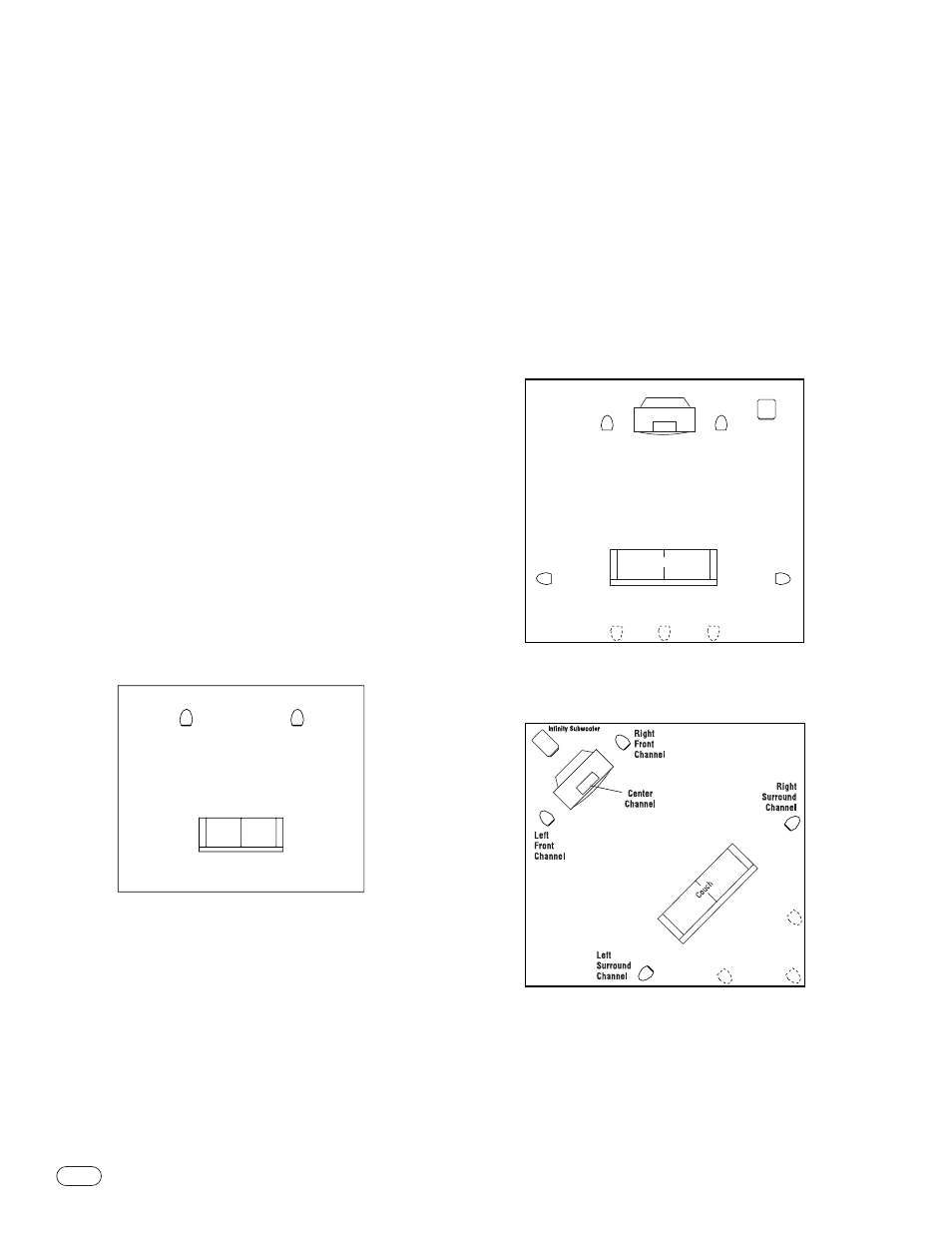 Ntroduction, Lacement, Sat-450 | Infinity total solutions, Unpacking the speaker, Stereo, Home theater | Infinity SAT-450 OM User Manual | Page 4 / 8