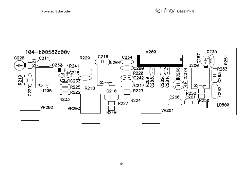 Infinity Powered Subwoofer Basslink II None User Manual | Page 20 / 34