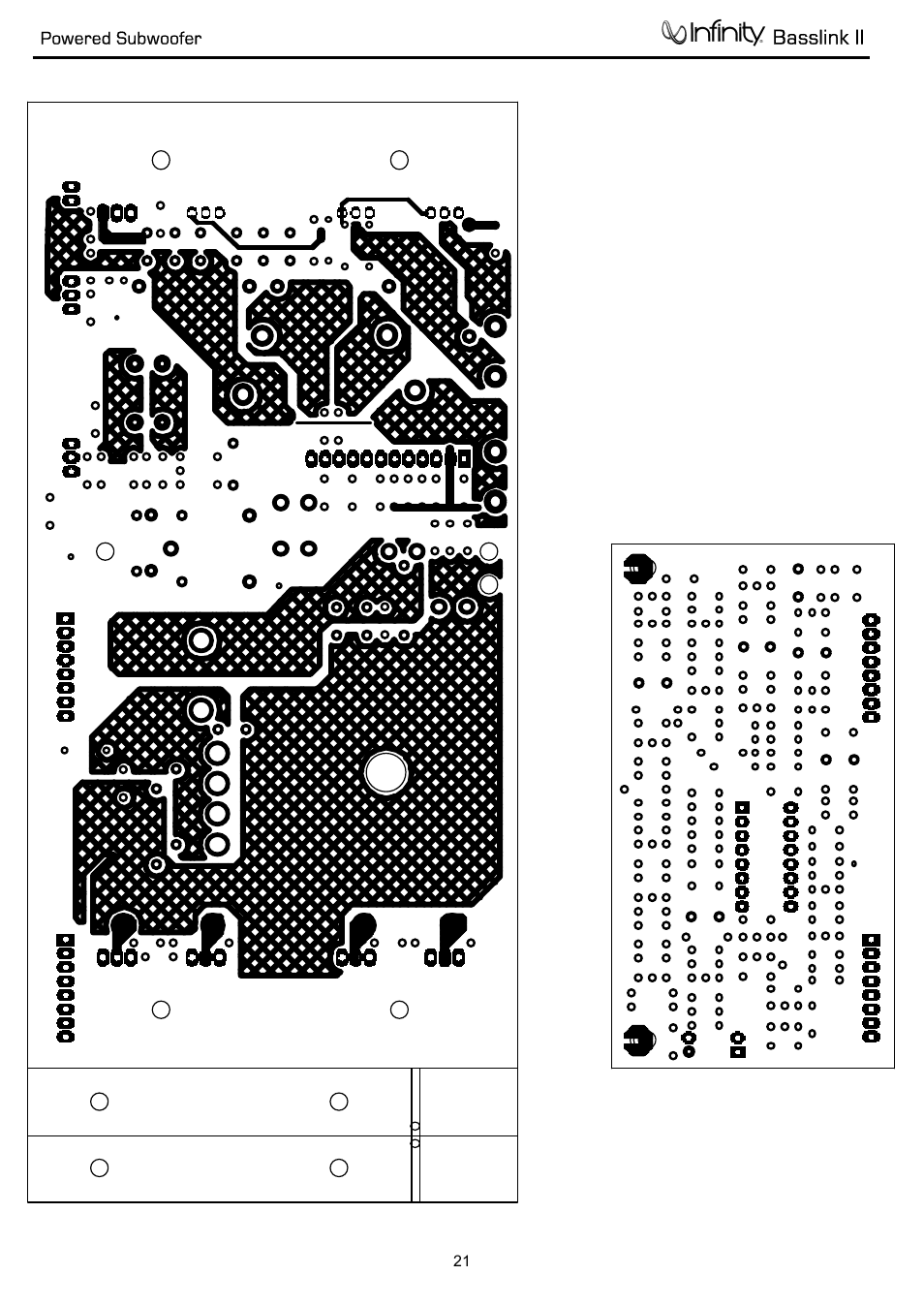 Infinity Powered Subwoofer Basslink II None User Manual | Page 22 / 34