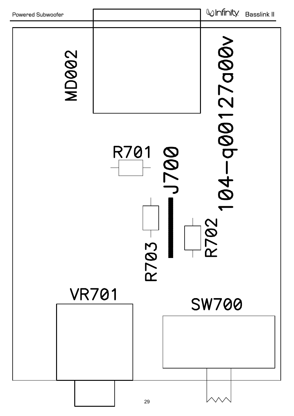 Infinity Powered Subwoofer Basslink II None User Manual | Page 30 / 34