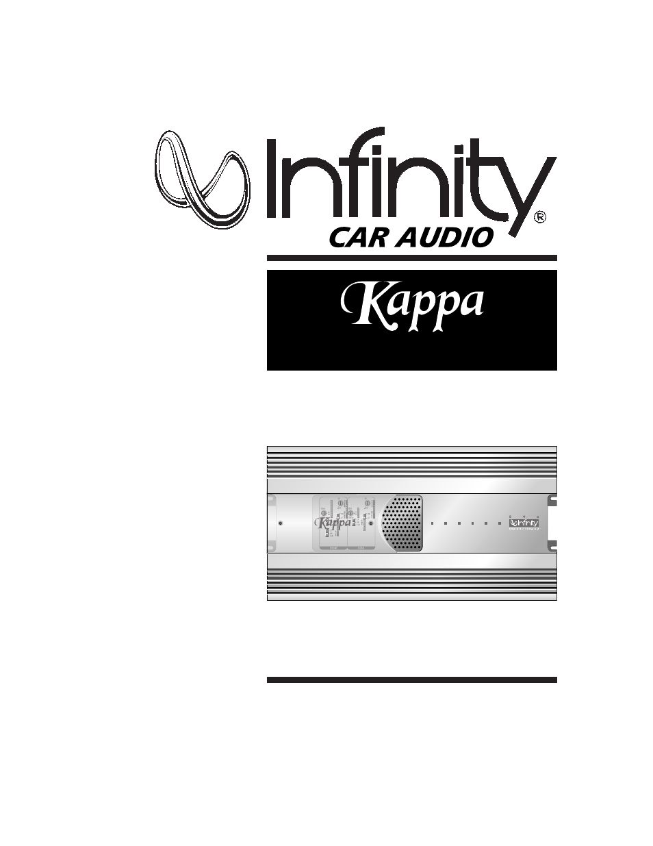 Infinity Kappa 54a 4-Ch User Manual | 8 pages