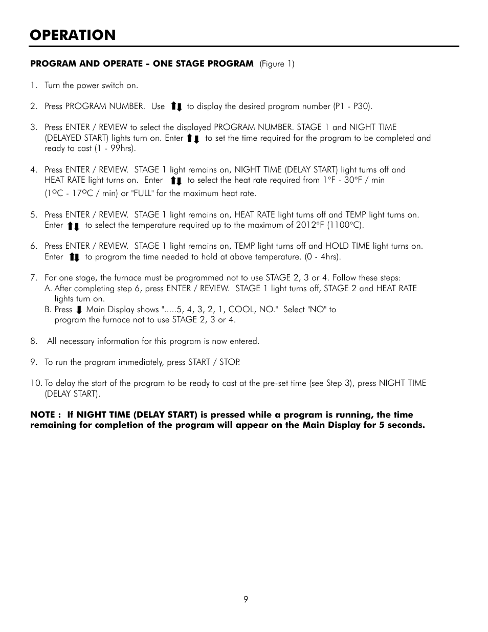 Operation | Infinity M30 User Manual | Page 10 / 32