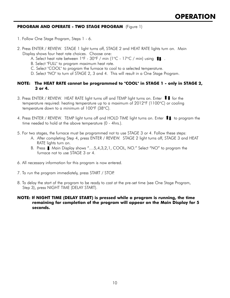 Operation | Infinity M30 User Manual | Page 11 / 32