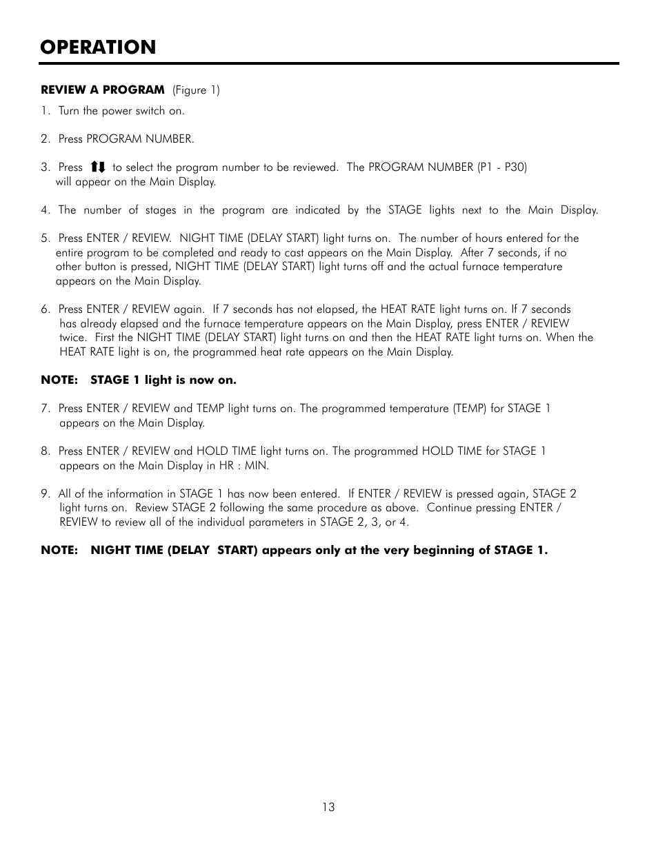 Operation | Infinity M30 User Manual | Page 14 / 32