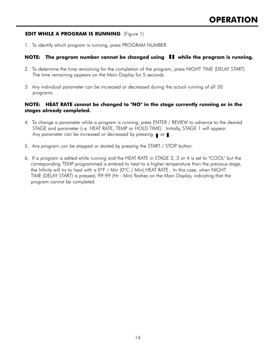 Operation | Infinity M30 User Manual | Page 15 / 32