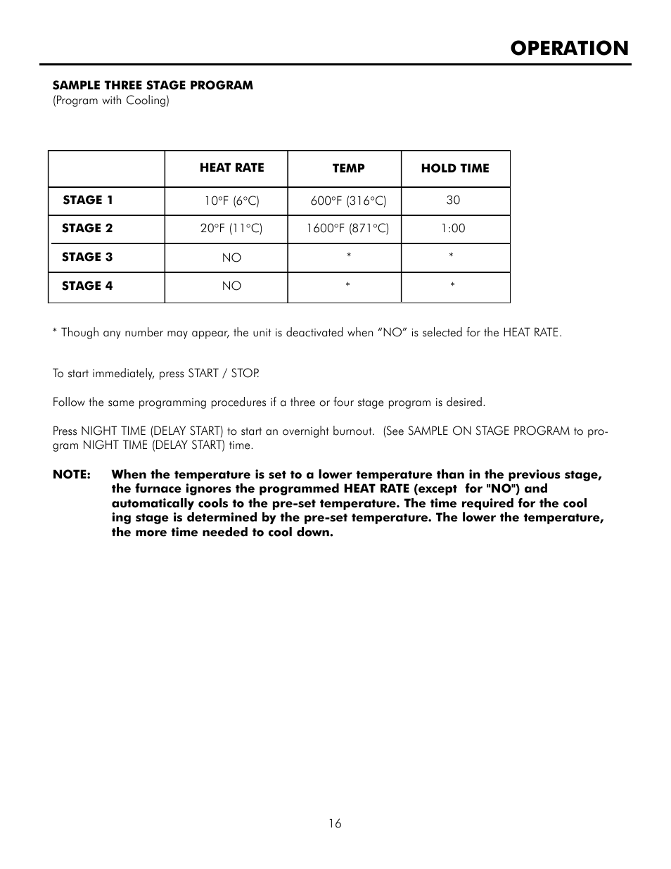 Operation | Infinity M30 User Manual | Page 17 / 32