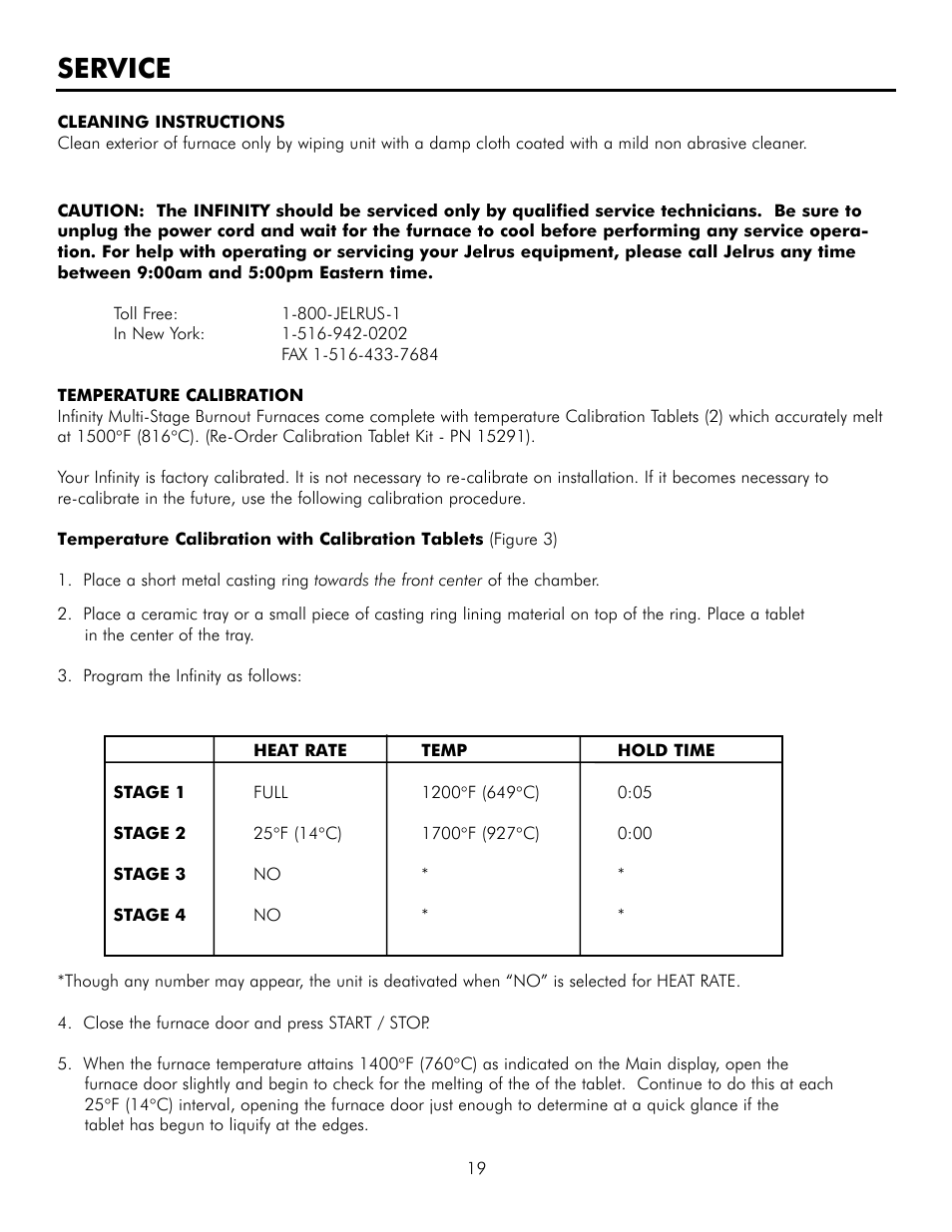 Service | Infinity M30 User Manual | Page 20 / 32