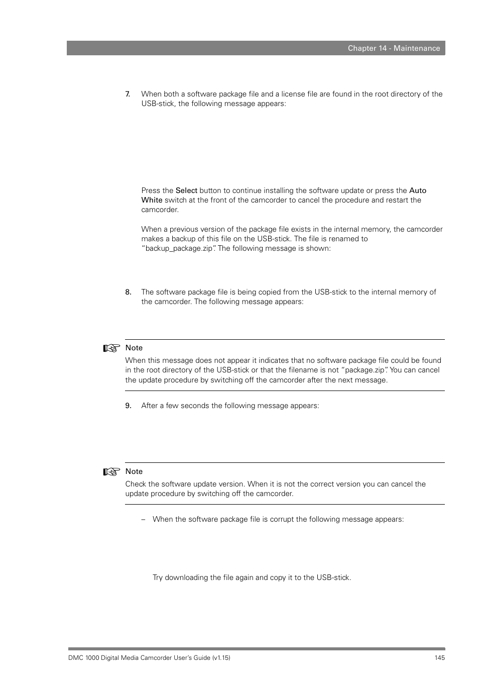 Infinity DMC 1000 User Manual | Page 145 / 150