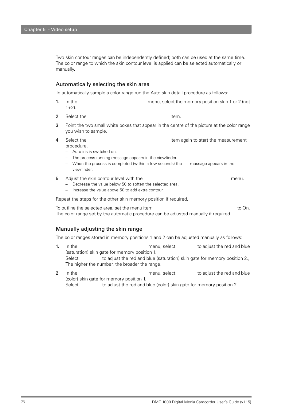 Infinity DMC 1000 User Manual | Page 76 / 150