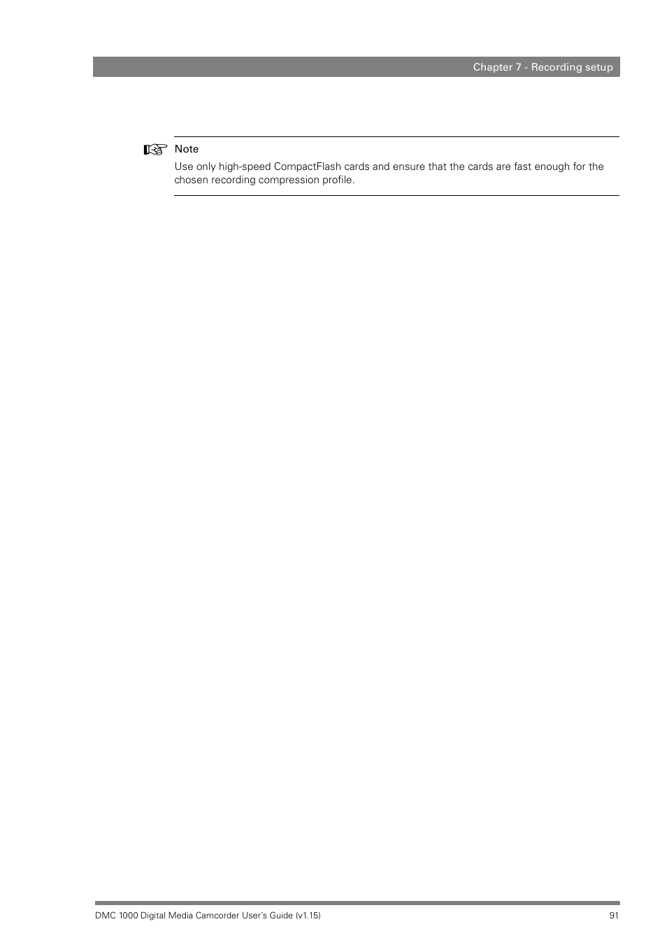 Infinity DMC 1000 User Manual | Page 91 / 150