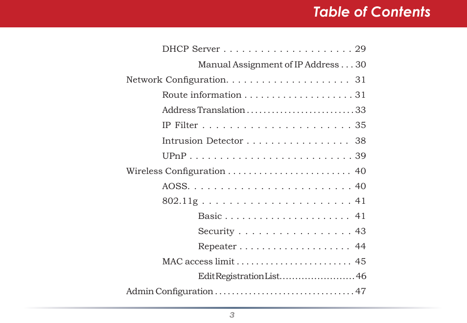 Infinity Wireless Router & AP WZR-G300N User Manual | Page 3 / 91