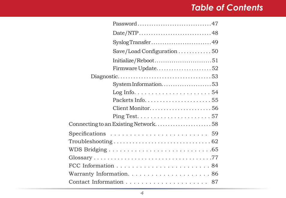 Infinity Wireless Router & AP WZR-G300N User Manual | Page 4 / 91