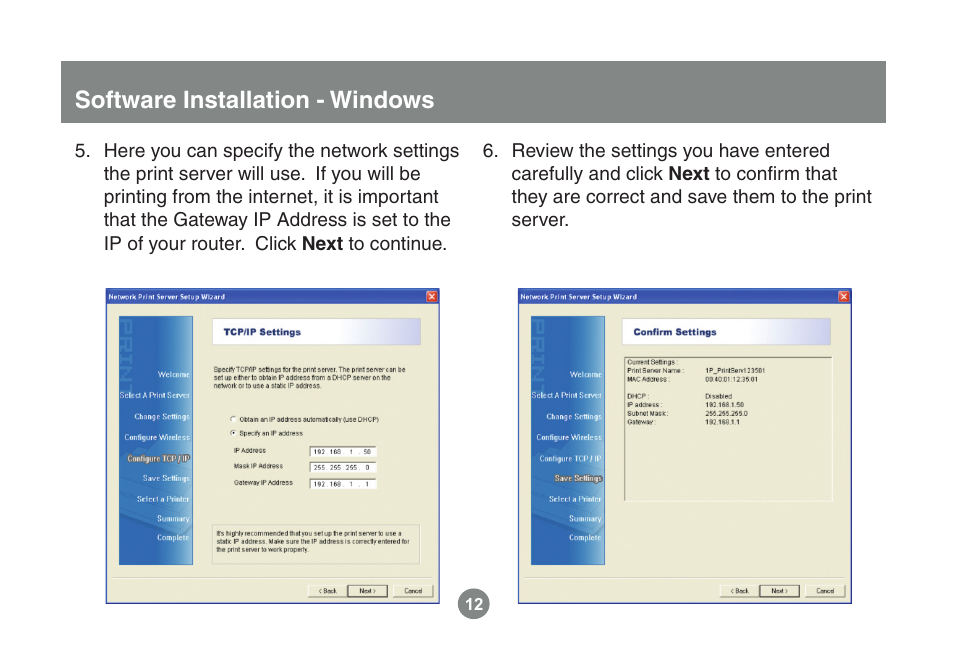 Software installation - windows | IOGear GPSU21 User Manual | Page 12 / 23