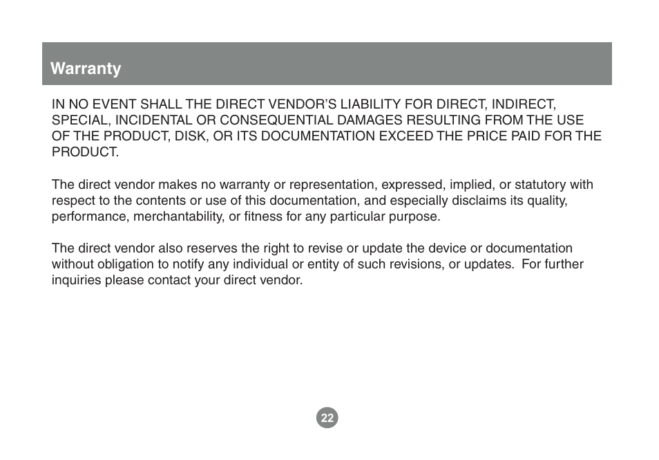 Warranty | IOGear GPSU21 User Manual | Page 22 / 23