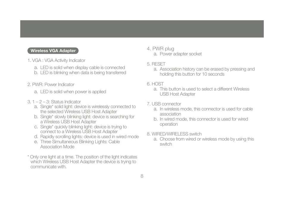 IOGear GUW2015V User Manual | Page 8 / 32