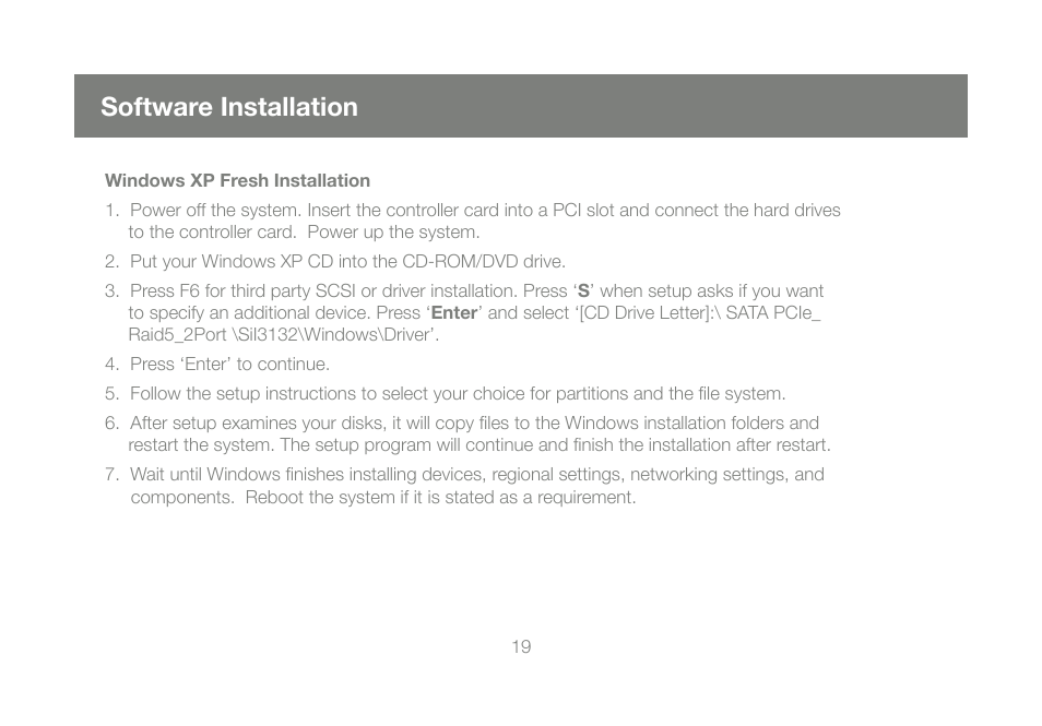 Software installation | IOGear M0557 User Manual | Page 19 / 28