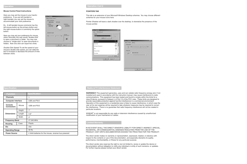 Inside | IOGear PHASER GME322R User Manual | Page 2 / 2