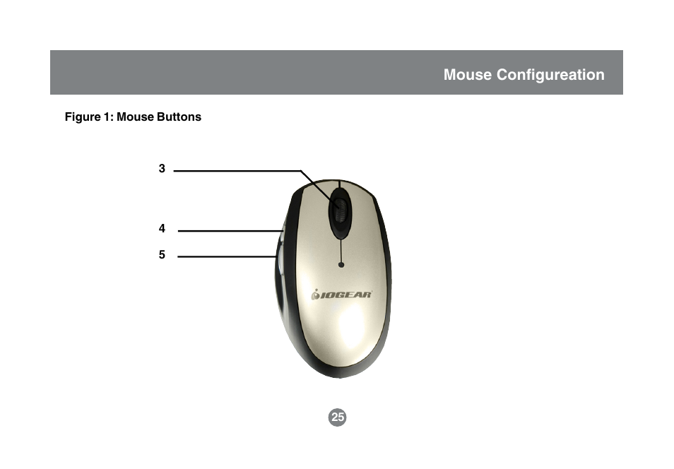 Mouse configureation | IOGear GKM541R User Manual | Page 27 / 42