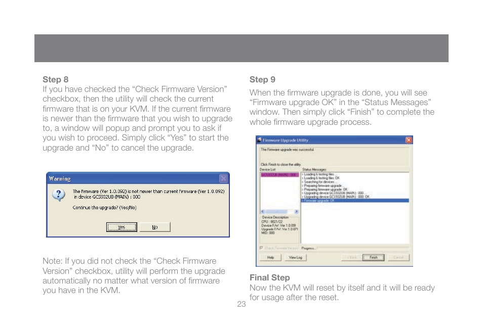 IOGear GCS932UB User Manual | Page 23 / 32