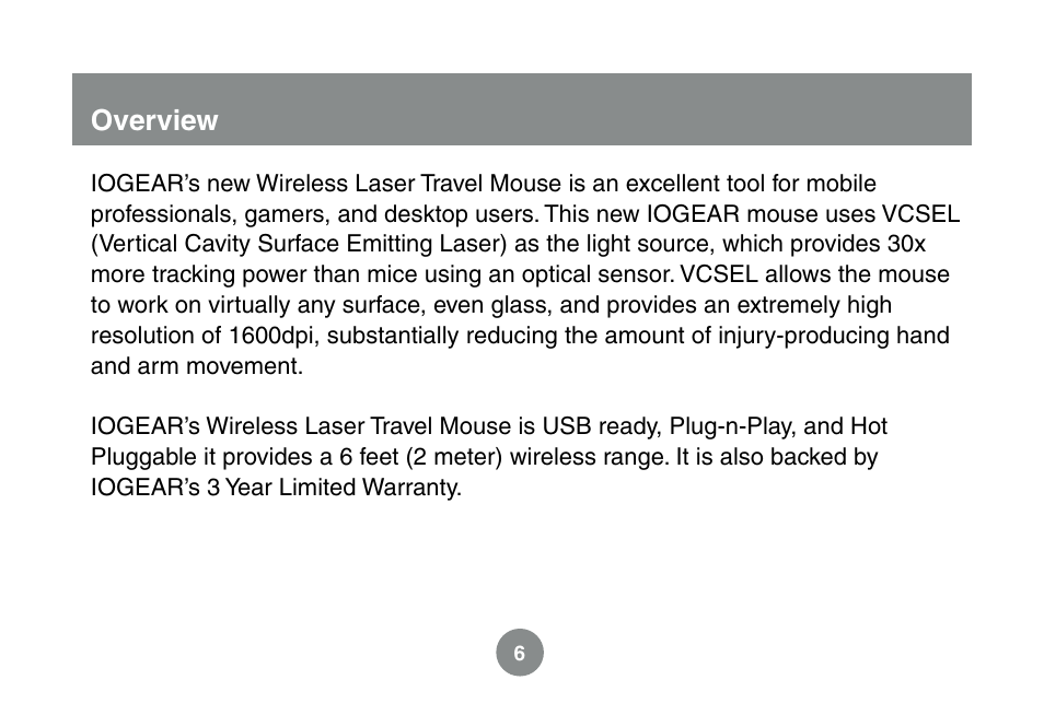 Overview | IOGear GME227R User Manual | Page 6 / 22