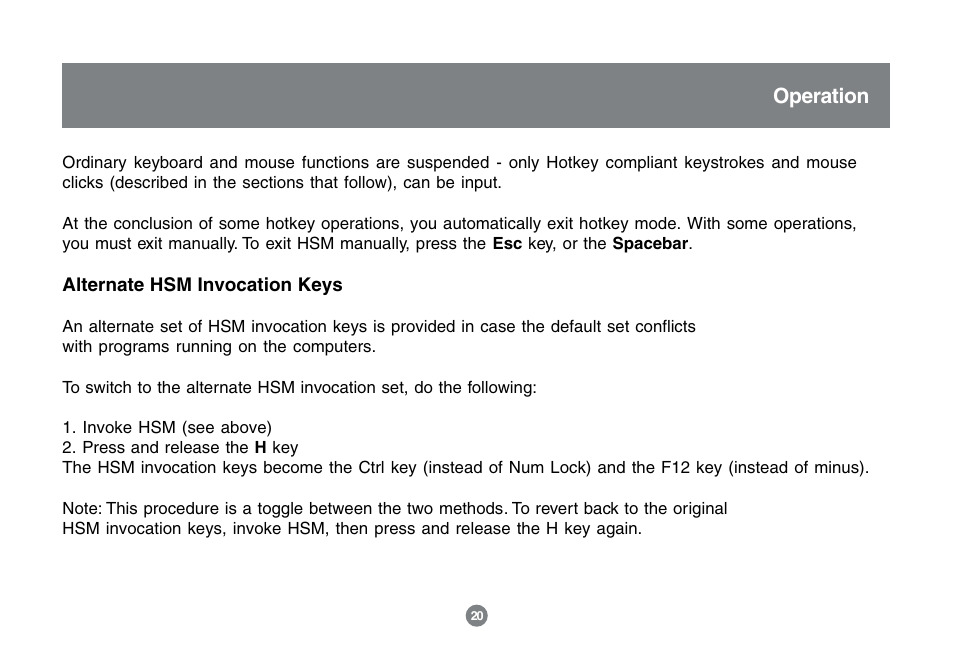 Operation | IOGear GCS1732 User Manual | Page 22 / 44