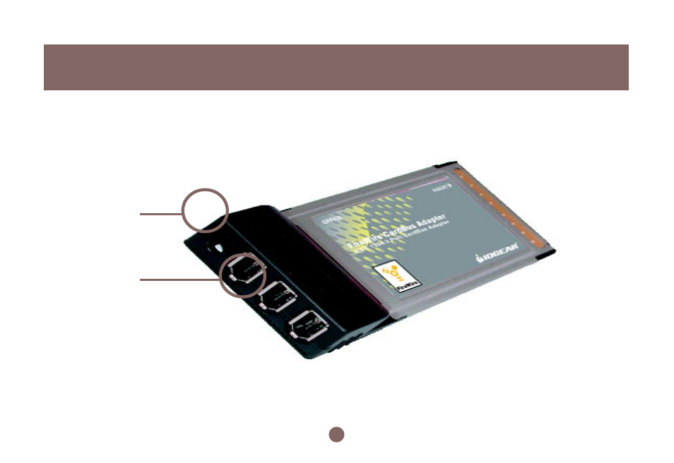 Pictorial introduction side view | IOGear IEEE 1394 User Manual | Page 8 / 32