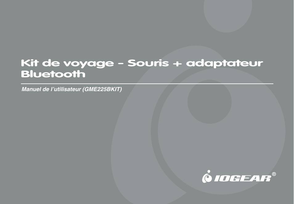 Kit de voyage - souris + adaptateur bluetooth | IOGear GME225BKIT User Manual | Page 33 / 96