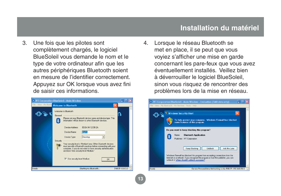 Installation du matériel | IOGear GME225BKIT User Manual | Page 45 / 96