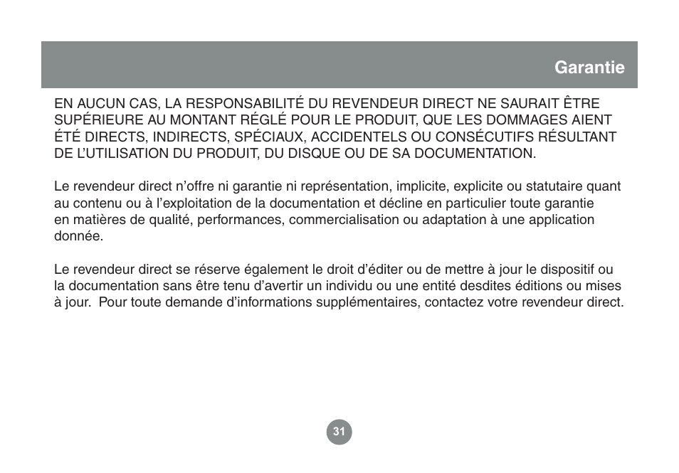 Garantie | IOGear GME225BKIT User Manual | Page 63 / 96