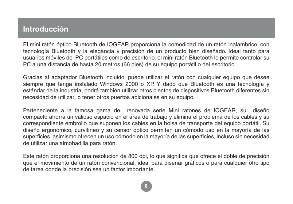 Introducción | IOGear GME225BKIT User Manual | Page 72 / 96