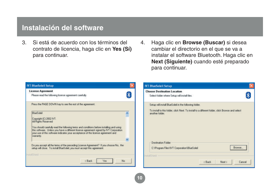 Instalación del software | IOGear GME225BKIT User Manual | Page 74 / 96