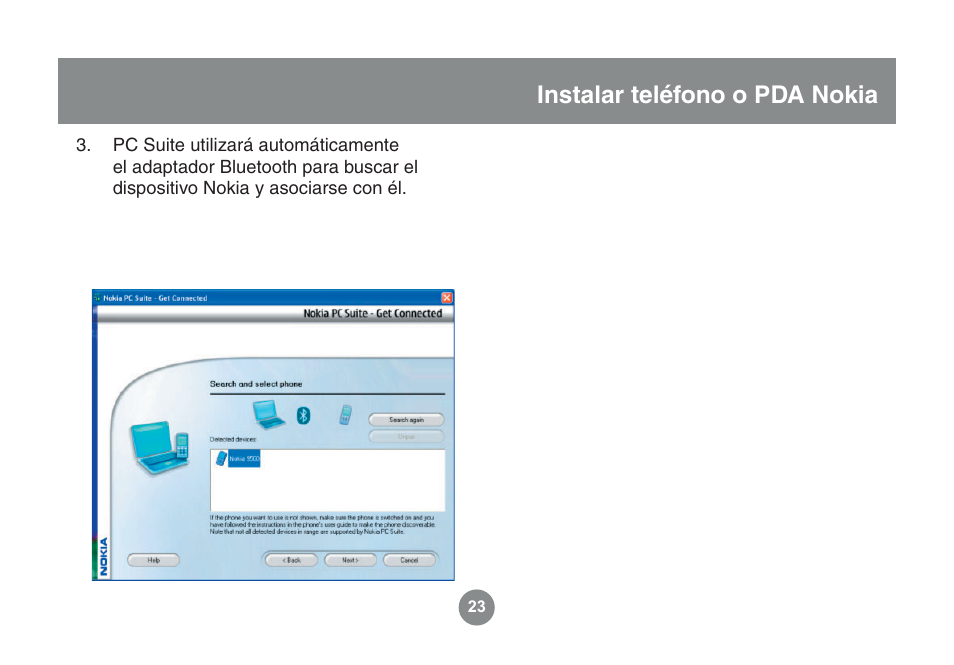 Instalar teléfono o pda nokia | IOGear GME225BKIT User Manual | Page 87 / 96