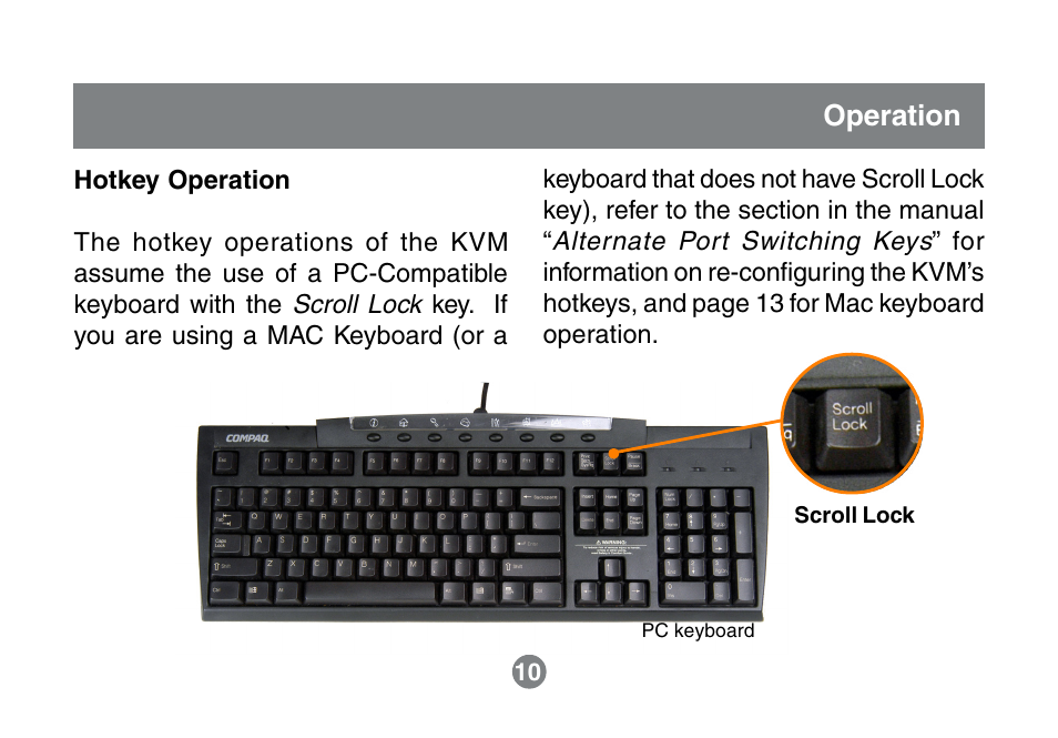 Operation | IOGear MINIVIEW GCS632U User Manual | Page 13 / 33