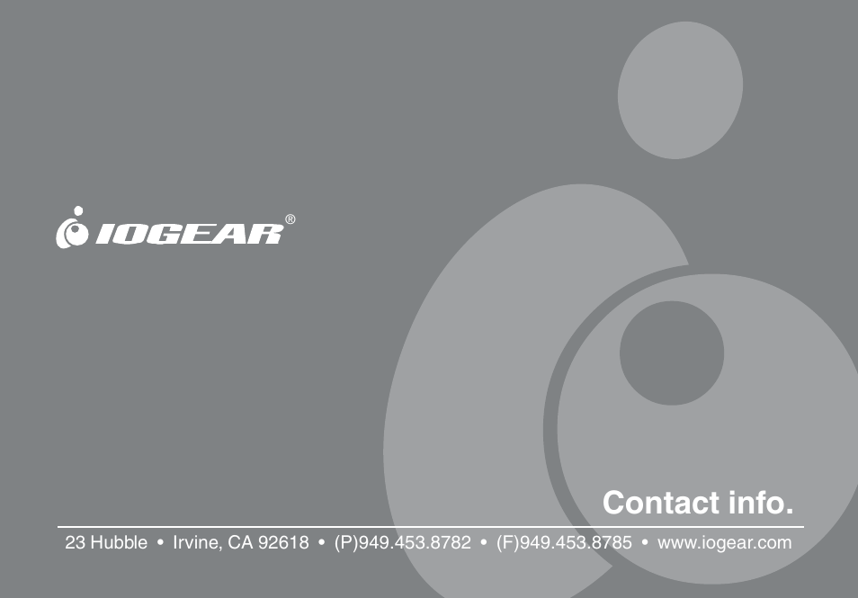 Contact info | IOGear MINIVIEW GCS632U User Manual | Page 33 / 33