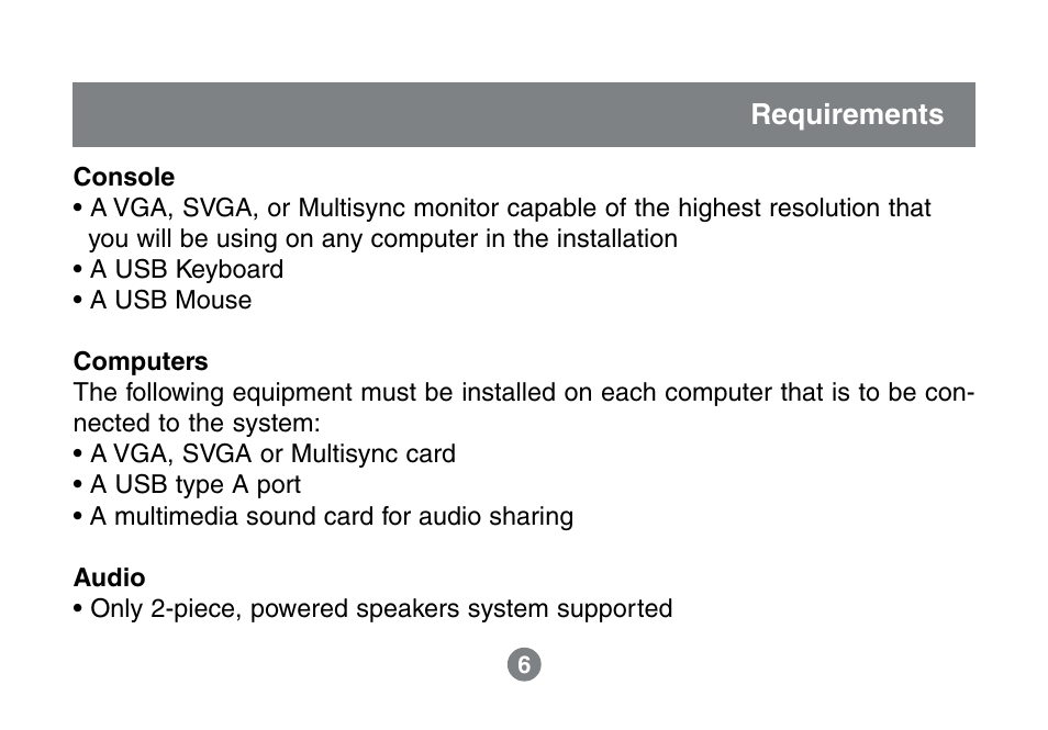 IOGear MINIVIEW GCS632U User Manual | Page 9 / 33